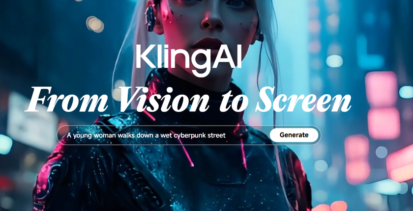 Kling AI screenshot