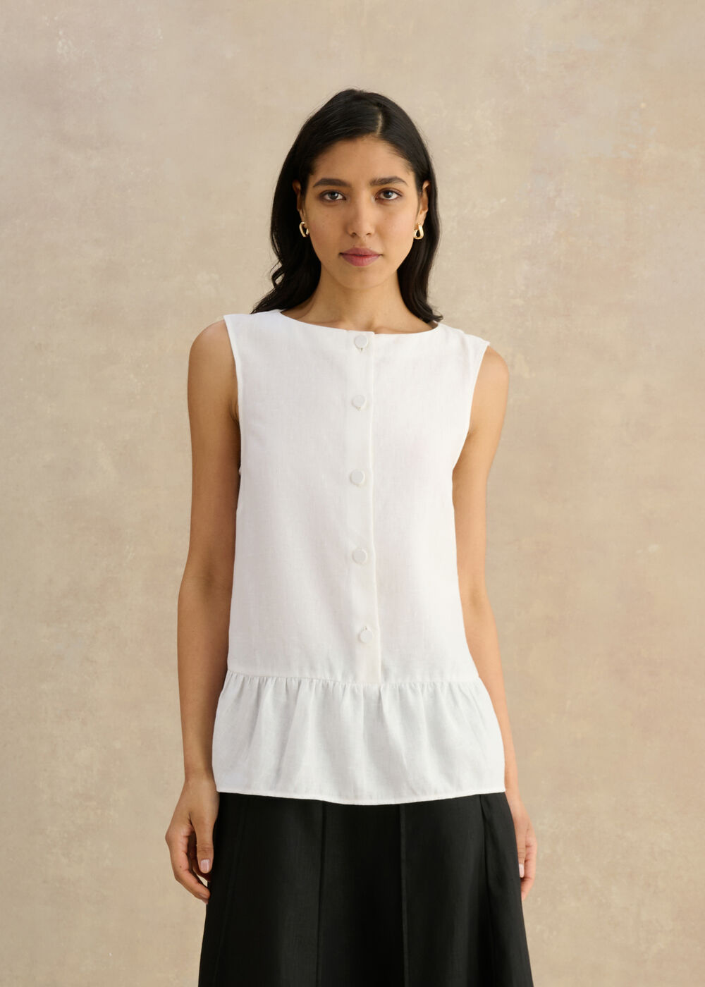 Saige Linen Blouse