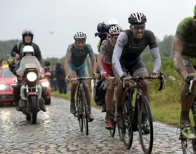 Fabian Cancellara (Trek Factory Racing) on his favourite terrain