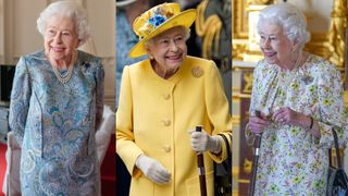 Queen Elizabeth wearing florals and bright colours to different events