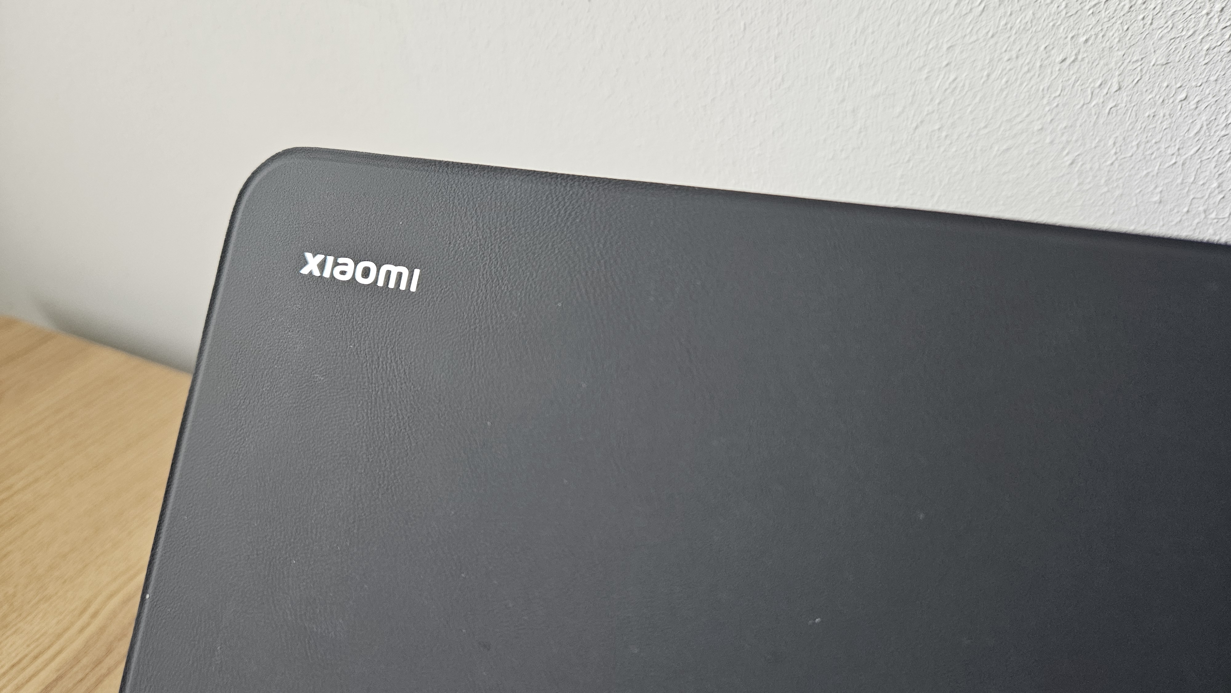 The Xiaomi 8 Pro on a desk