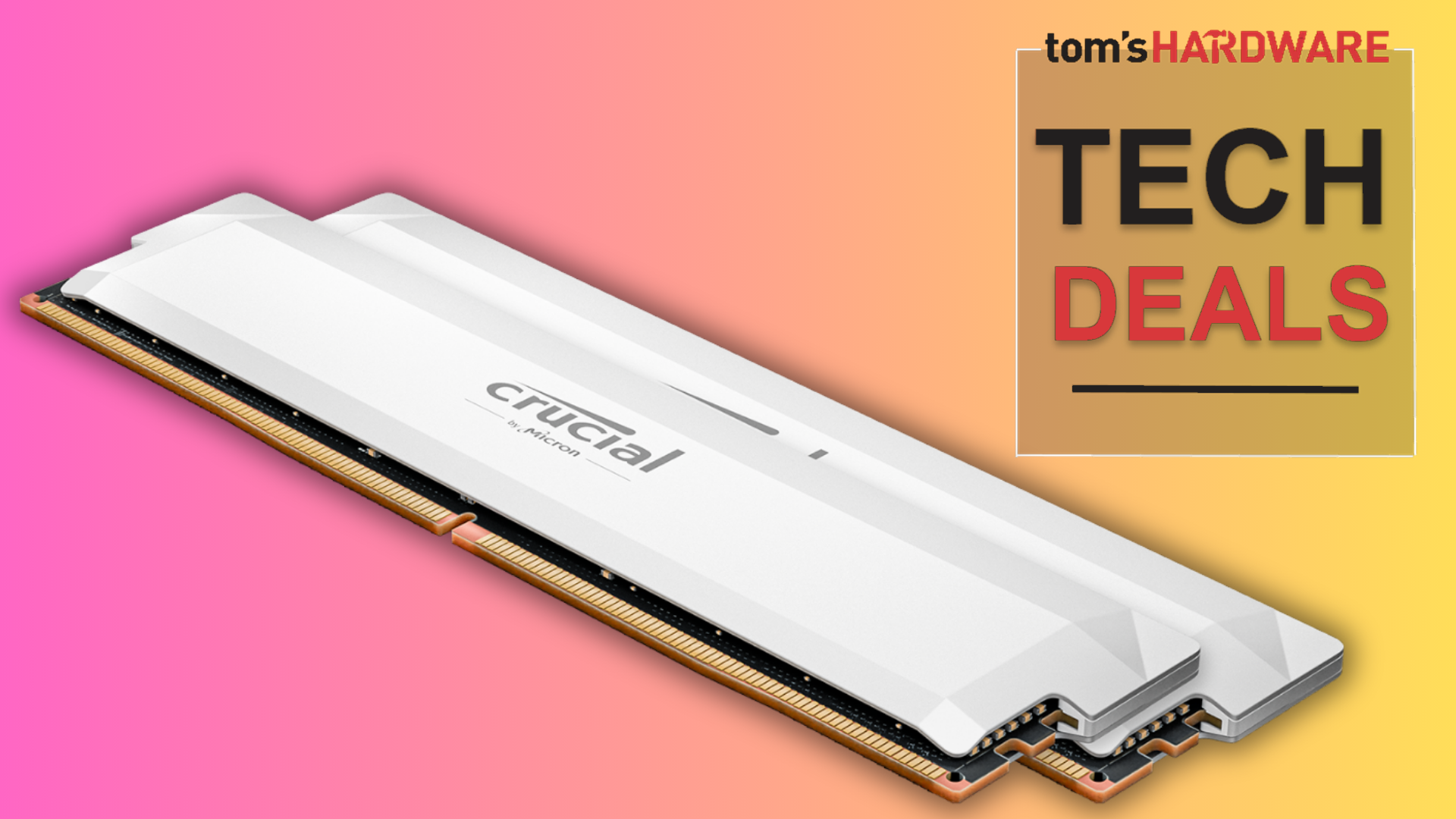 Crucial Pro Overclocking 32GB DDR5 RAM deal