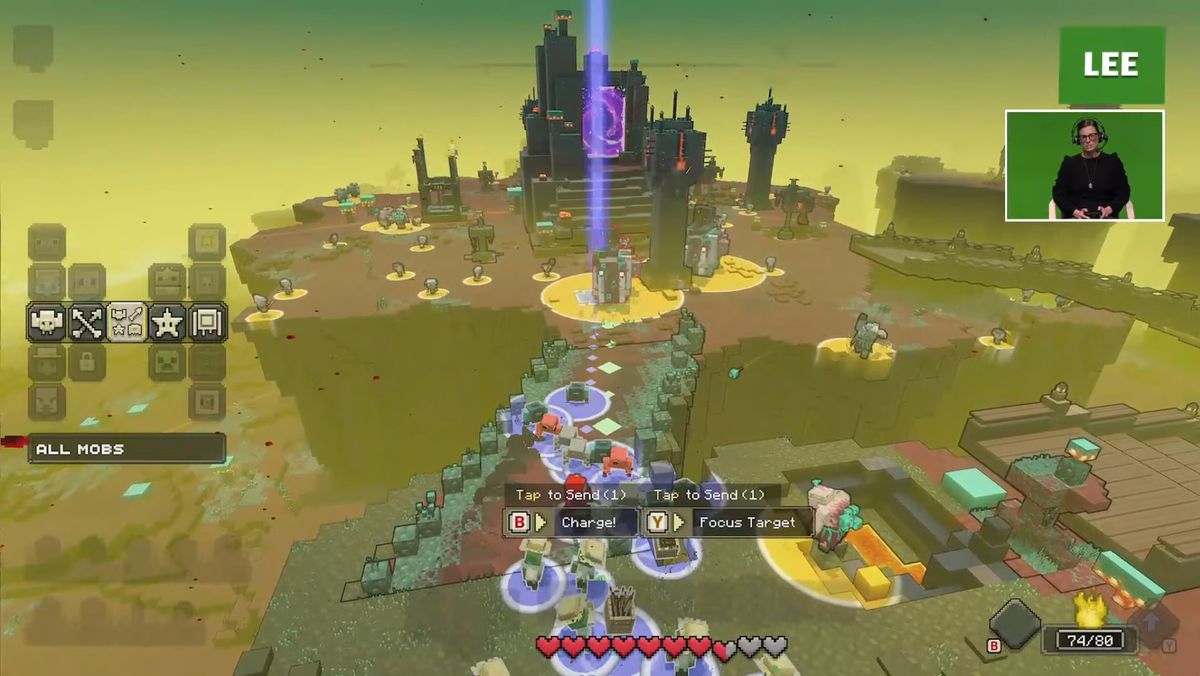 Minecraft Legends images from Minecraft Live 2022