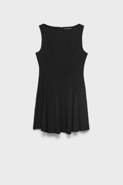MANGO, Pleated Short Dress 