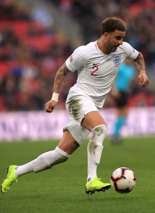 Kyle Walker continues to be one of the fastest players in the England squad.