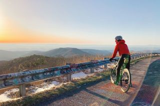 A wintery day on top of Reddish Knob may be frigid, but the unencumbered views across the Shenandoah Valley are rare for east coast riding