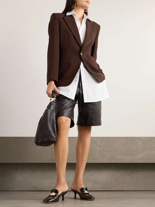 Wool-Blend Blazer