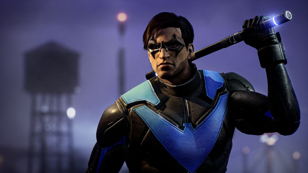 Nightwing in Gotham Knights.