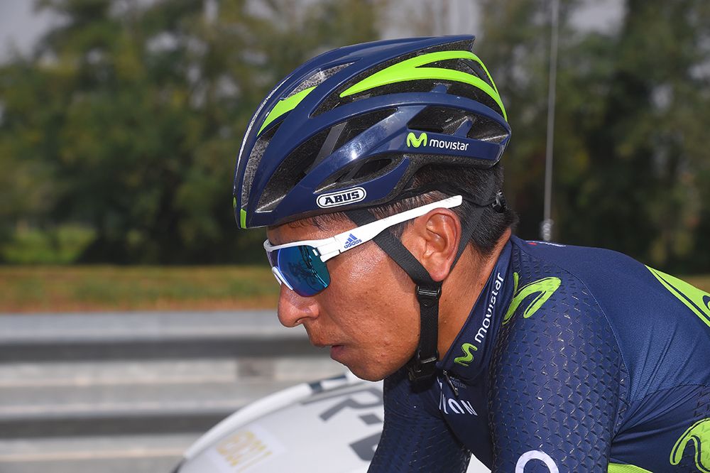 Nairo Quintana (Movistar) in action at Milano-Torino