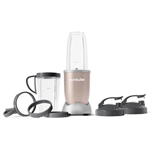 Nutribullet Pro 900 Watt Personal Blender - 13-Piece High-Speed Blender/mixer System, Champagne