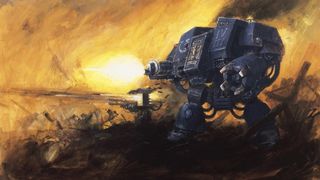 A Dreadnought in Warhammer 40k