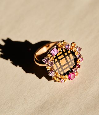 gemstone ring by Francesca Villa
