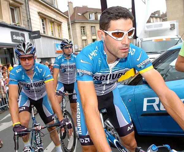 George Hincapie (Discovery) fronts up