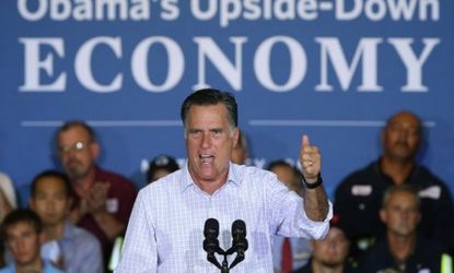 Mitt Romney campaigns in Pennsylvania on July 17
