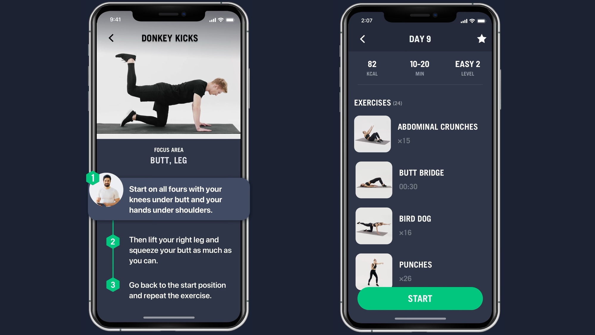 a screenshot of the 30 day fitness at home app