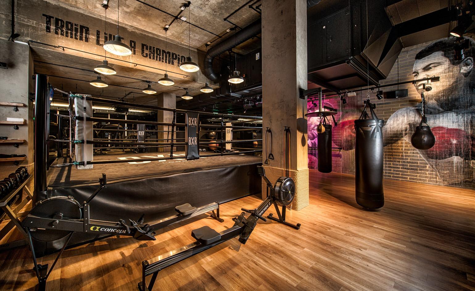 Boxing Gym Background
