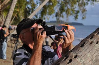 Observer From Northern Tip of Australia Views Solar Eclipse