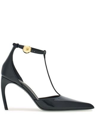 T-Strap 85mm Patent Leather Pumps