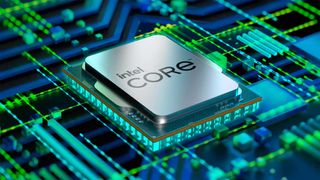 Un processeur Intel Core dans une carte-mère