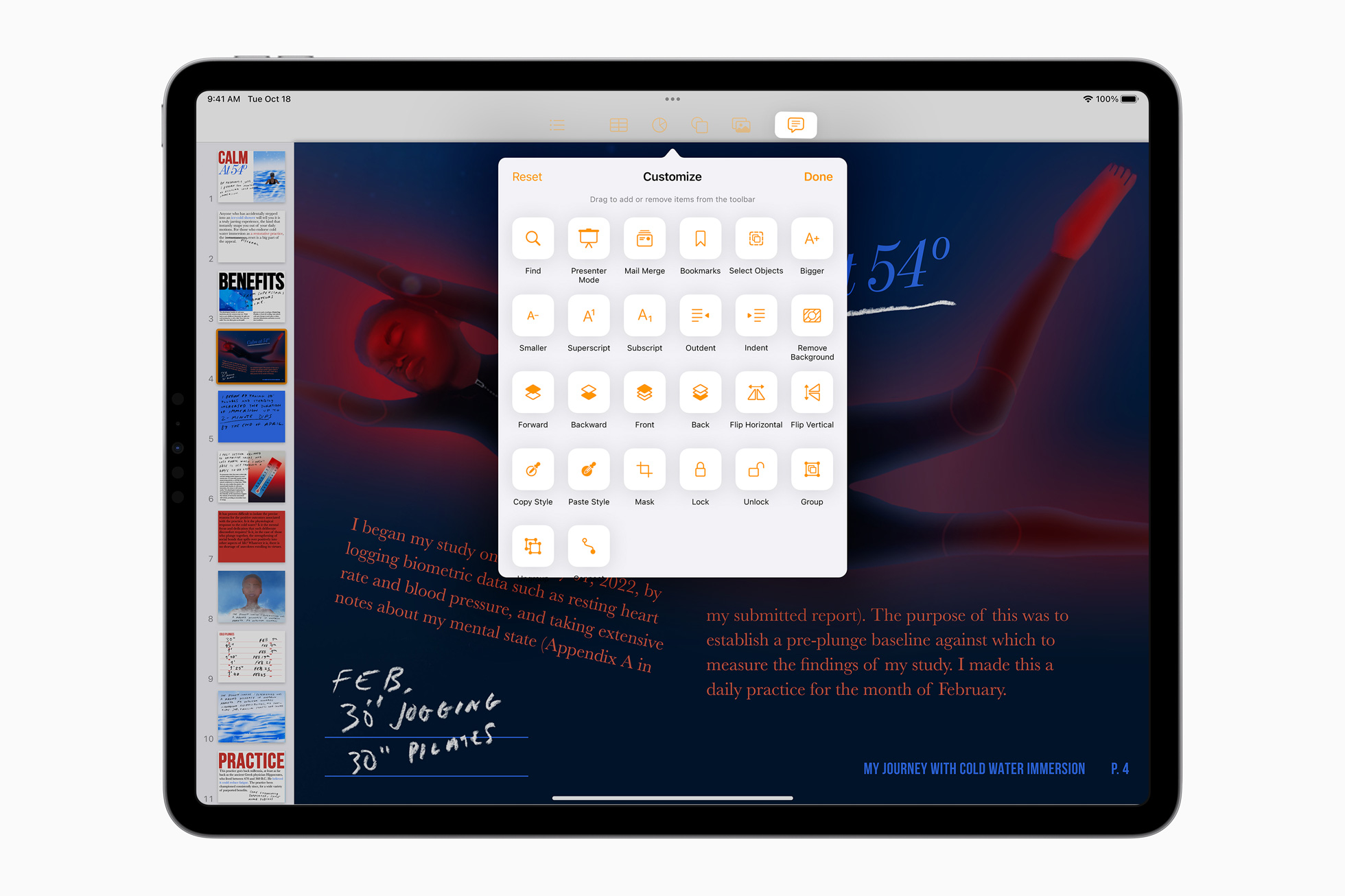 Apple iPad Pro running desktop apps