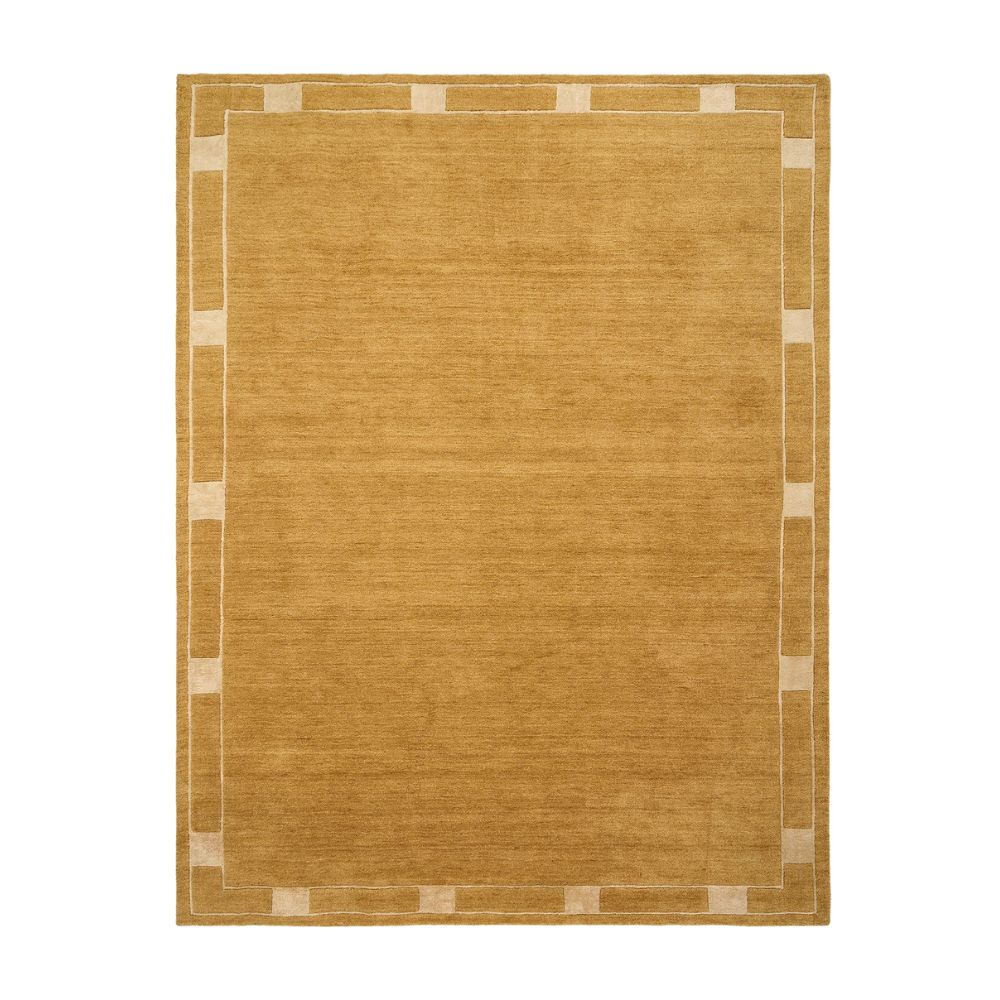 Pierce &amp;amp; Ward Deco Border Handwoven Wool Rug