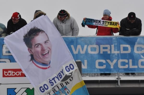 Zdenek Stybar had plenty of fans at the national championships in Tabor.