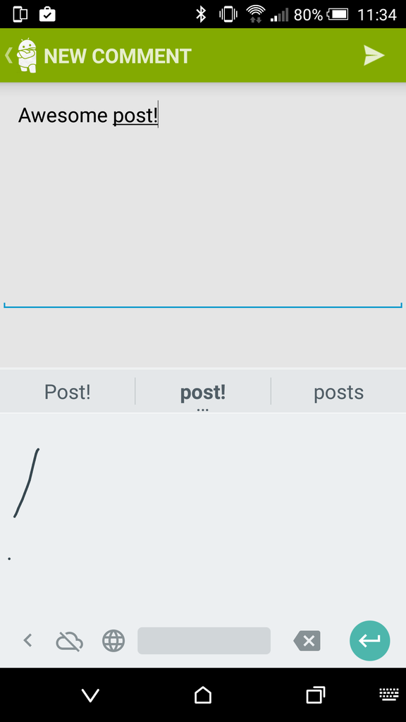 Google Handwriting Input