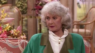 Bea Arthur as Dorothy Zbornak in The Golden Girls episode "Sisters and Other Strangers"