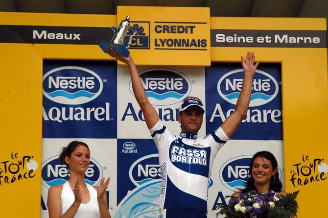One has to wonder if Petacchi's 2003 Tour stage win was only to be colour coordinated with the race sponsor