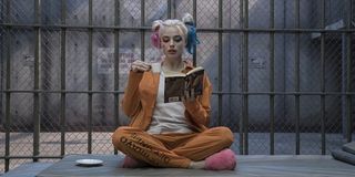 Harley drinking espresso in The Suicide Squad