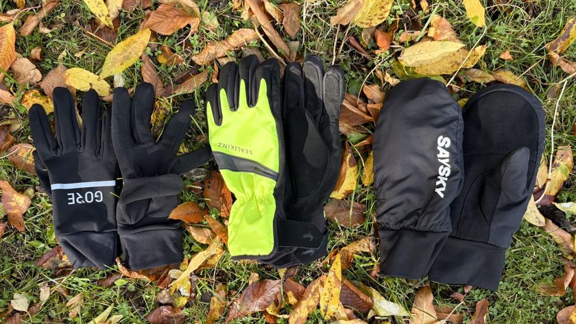 Gore R3, Sealskinz Bodham and Saysky Blaze running gloves