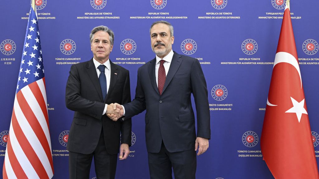 Secretary of State Antony Blinken meets with Turkey&#039;s foreign minister