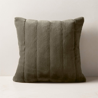 moss-colored pillow