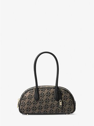 Michael Kors, Lulu Small Metallic Empire Monogram Satchel