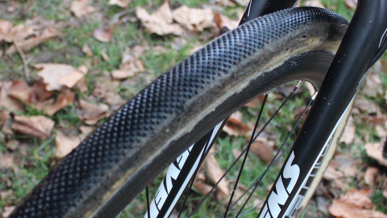 Sand specific tread for the sandy Scheldecross Antwerpen course