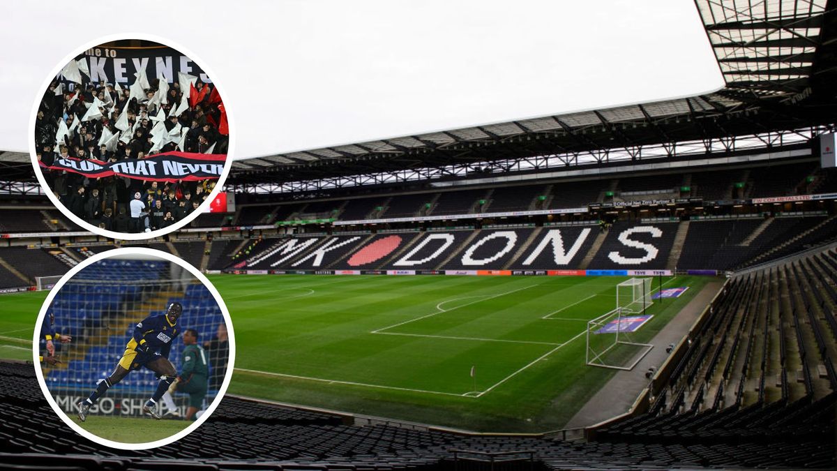 Conheça o fã que acompanhou Wimbledon de Selhurst Park a Milton Keynes em 2003 e continua sendo fã do MK Dons há 20 anos