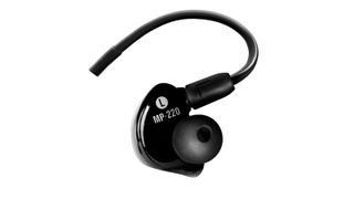 Mackie MP220 review: Close up of the Mackie MP220 earpiece