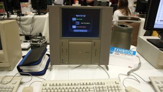 A rare Apple Bose at the Vintage Computer Festival held in February 2025 in Orange, California.