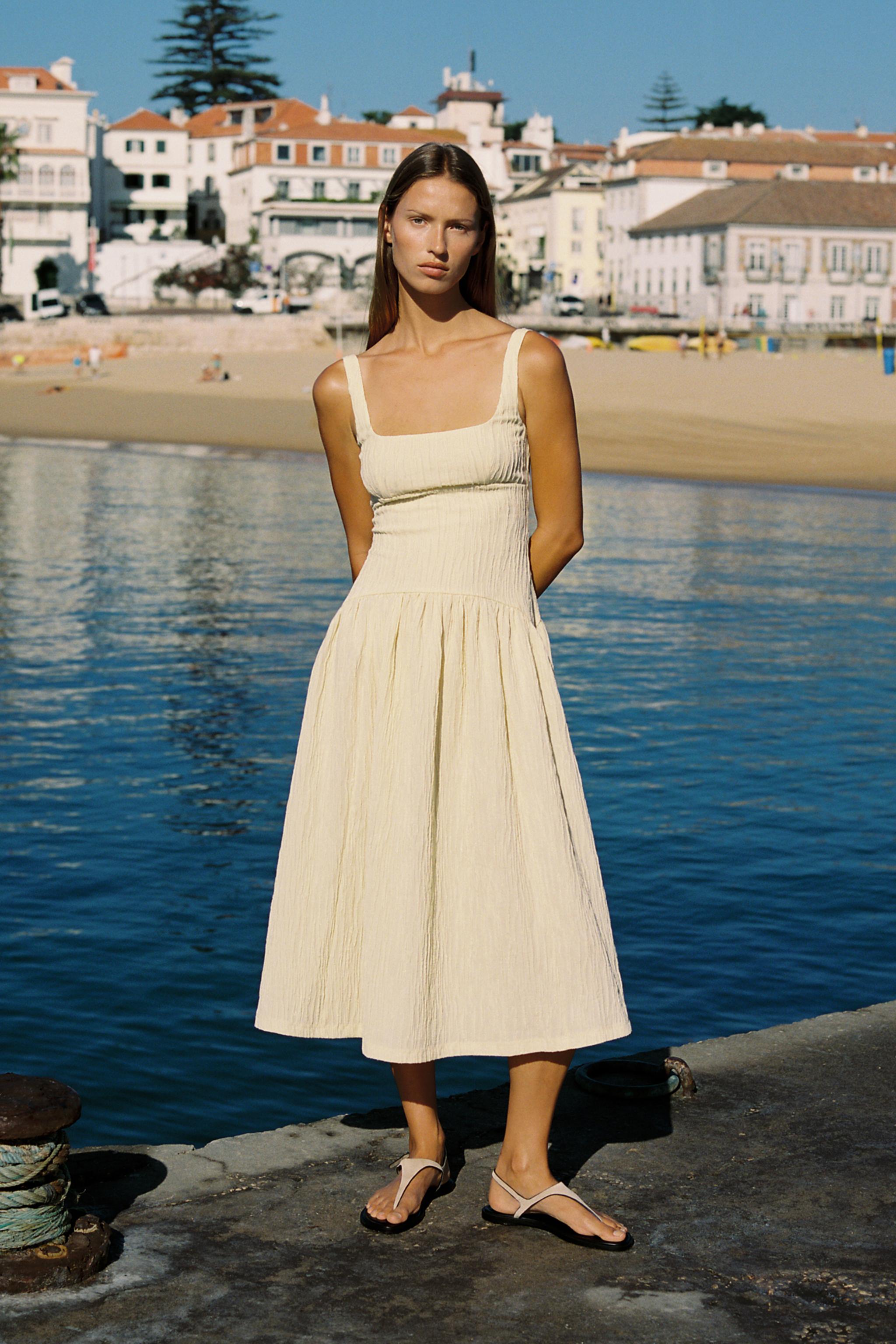 Textured Strappy Dress