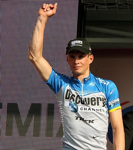 Paolo Savoldelli (Discovery Channel) takes the first win of the Giro