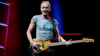 Sting performs at Mediolanum Forum of Assago on December 11, 2023 in Milan, Italy. 