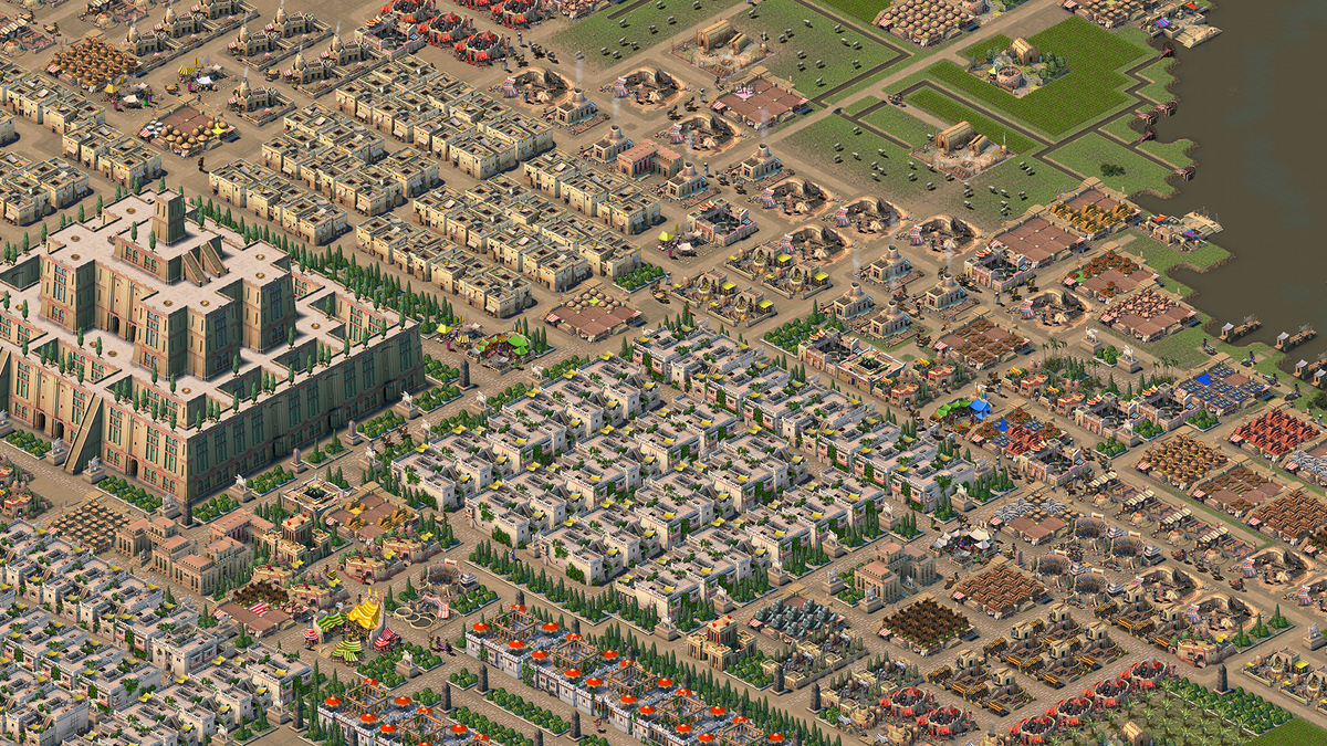 pharaoh game city layout
