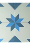 Handmade Estrella Azul Tile