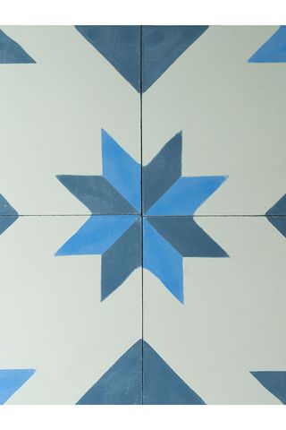 Handmade Estrella Azul Tile, £162sq m, Maitland & Poate