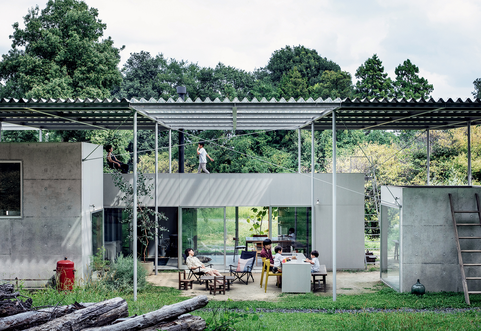 Roof House, Tamada + Wakimoto Architects, Tochigi, 2023.