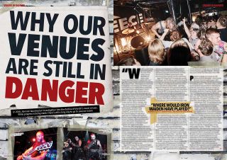 Venues spread in Metal Hammer magazine