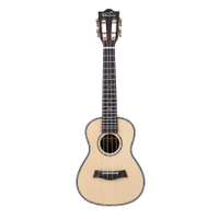 Ukutune UKE1 23” Concert Ukulele: $149.98, now $104.99
The UKE1 Concert Ukulele is a great choice for someone looking to upgrade their current uke, or spend a bit more on something special. It’s got a solid Spruce top and striped Ebony back and sides which provide a bright, punchy tone with plenty of projection. Whether you’re recording, gigging or just playing for fun, you can’t go far wrong with the UKE1. Use the code NEWUKU