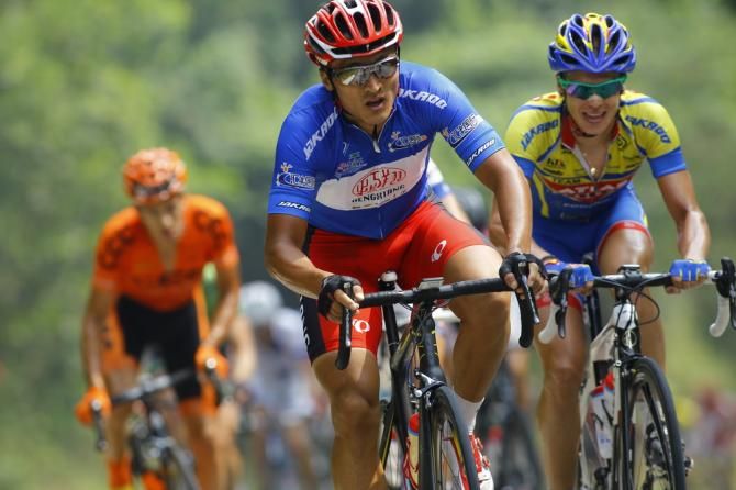 Liu Yilin in the best Asian rider jersey