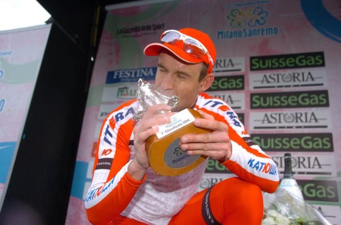 Alexander Kristoff (Team Katusha) on the podium