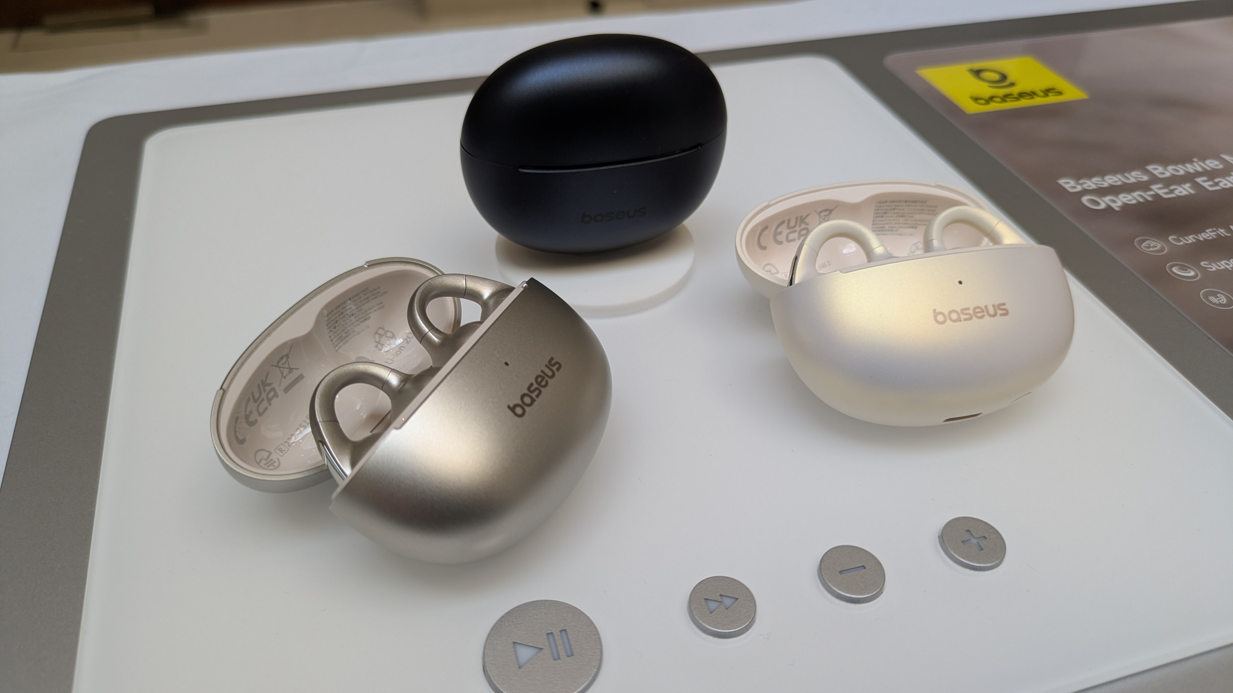 Baseus Inspire XC1 earbuds in three colors